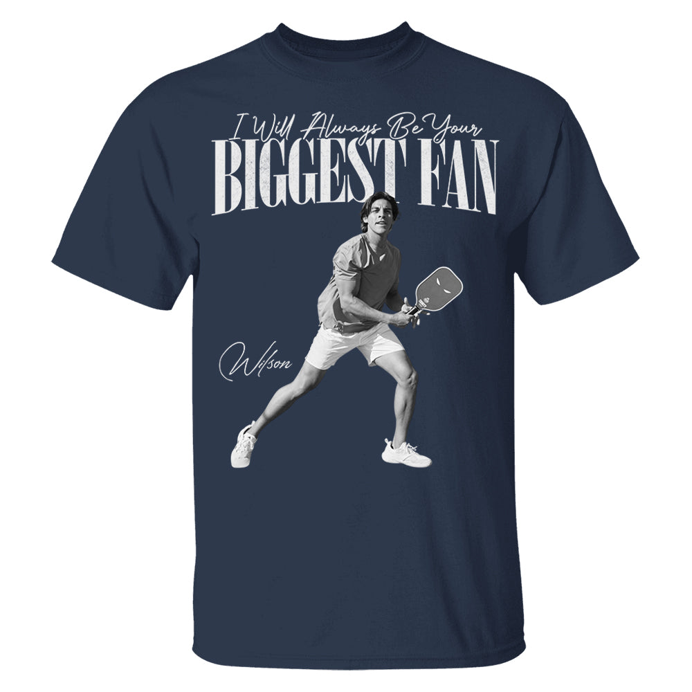 I'll Always Be Your Biggest Fan - Washed Tee Retro Bootleg Shirt For Pickleball Players NA02