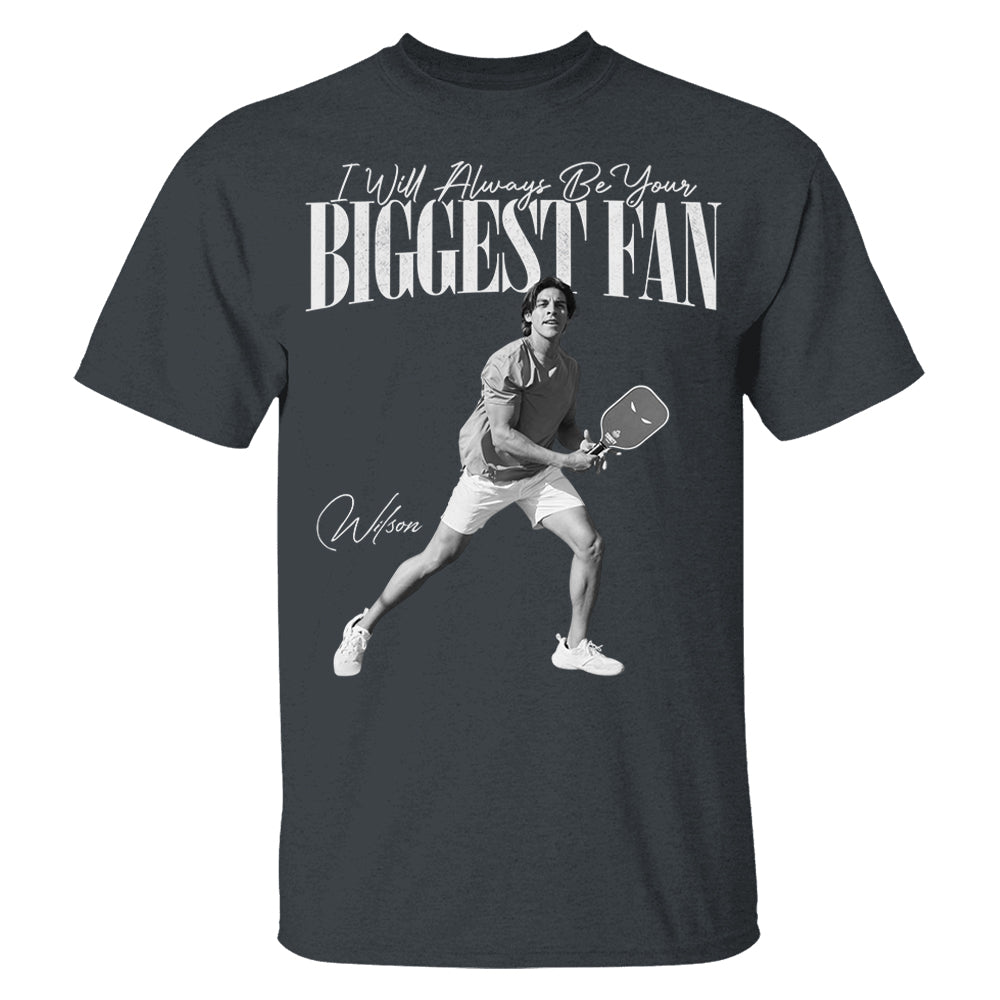 I'll Always Be Your Biggest Fan - Washed Tee Retro Bootleg Shirt For Pickleball Players NA02
