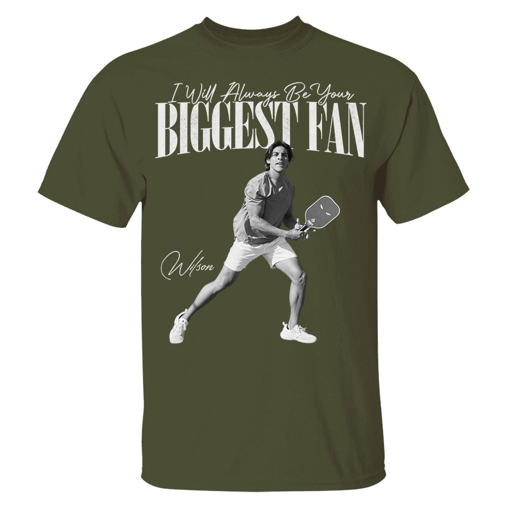 I'll Always Be Your Biggest Fan - Washed Tee Retro Bootleg Shirt For Pickleball Players NA02