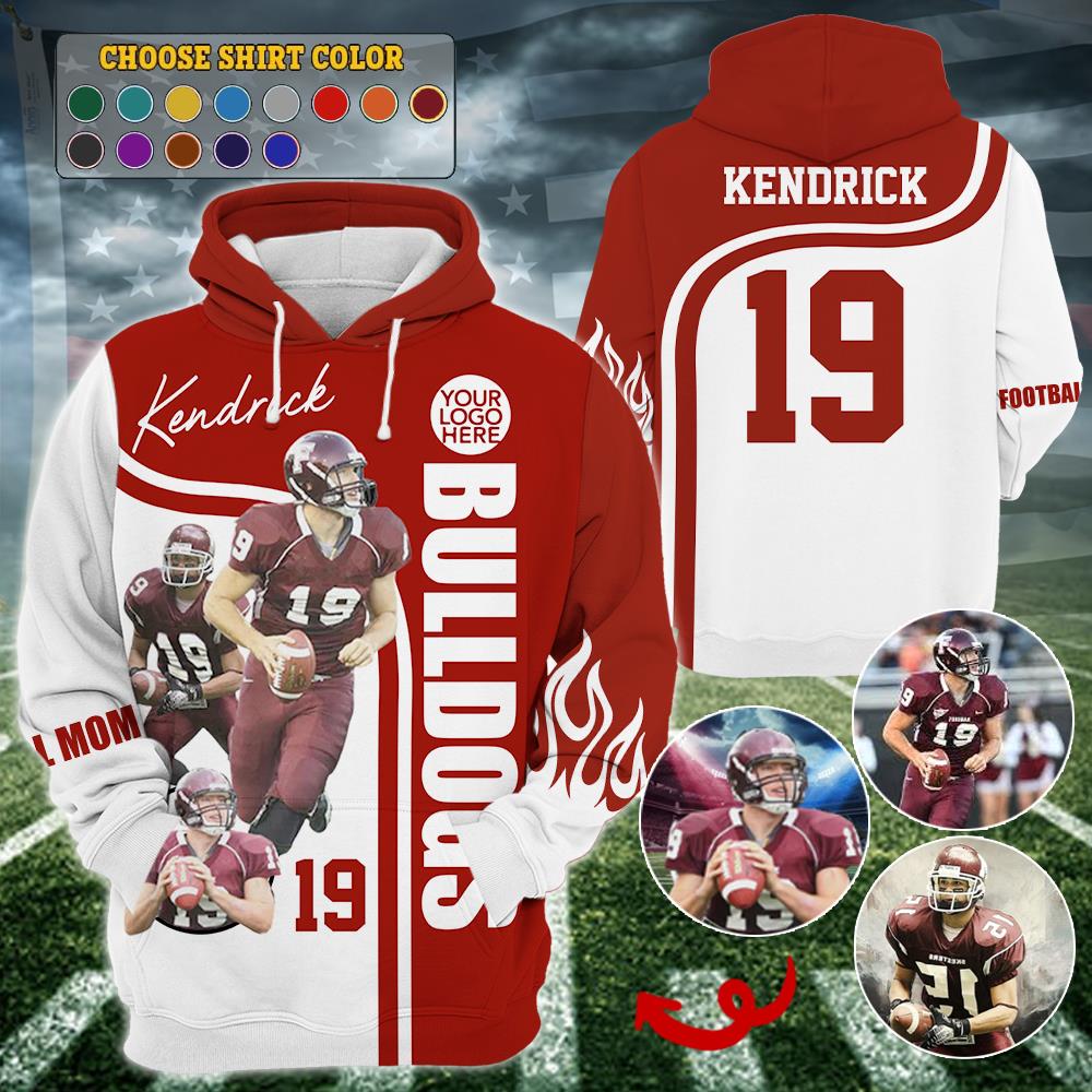 Personalized American Football Team Shirt - Football GameDay Custom Shirt NA02 Nh00
