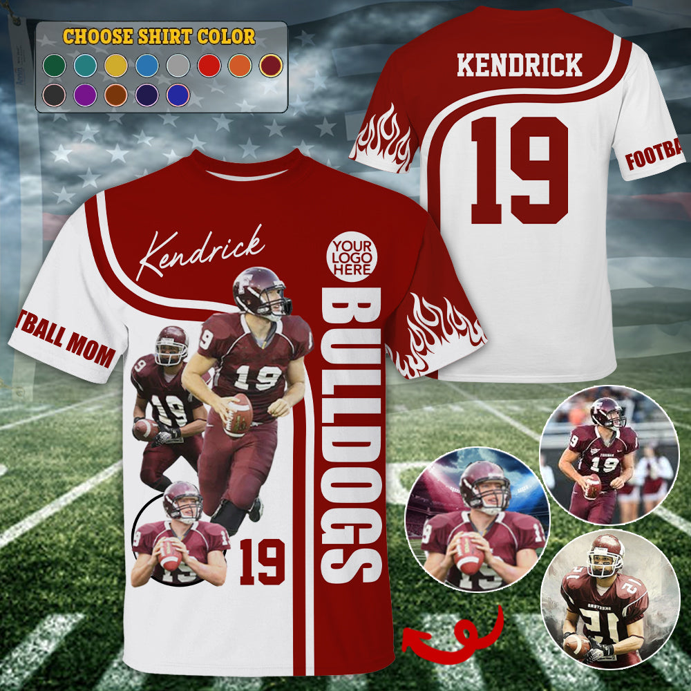 Personalized American Football Team Shirt - Football GameDay Custom Shirt NA02 Nh00