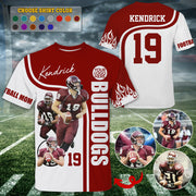 Personalized American Football Team Shirt - Football GameDay Custom Shirt NA02 Nh00