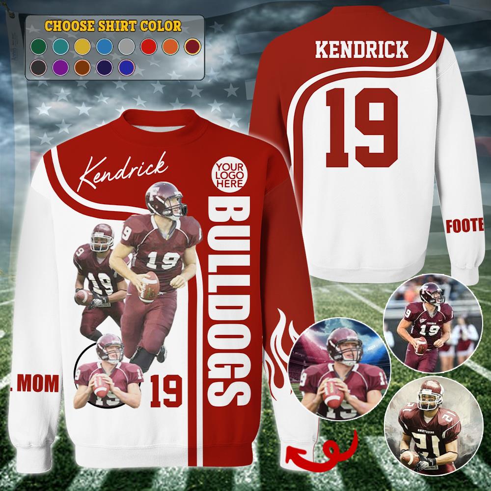Personalized American Football Team Shirt - Football GameDay Custom Shirt NA02 Nh00