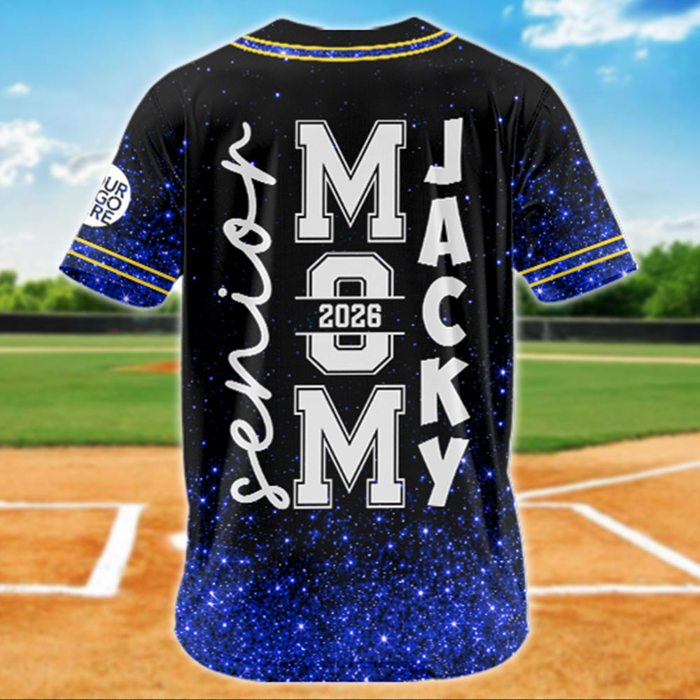 Personalized Baseball Mom Jersey – Senior Mom The Final Inning - Custom Photo Baseball Player Shirt  – Baseball Mom Gift T1807 PT99