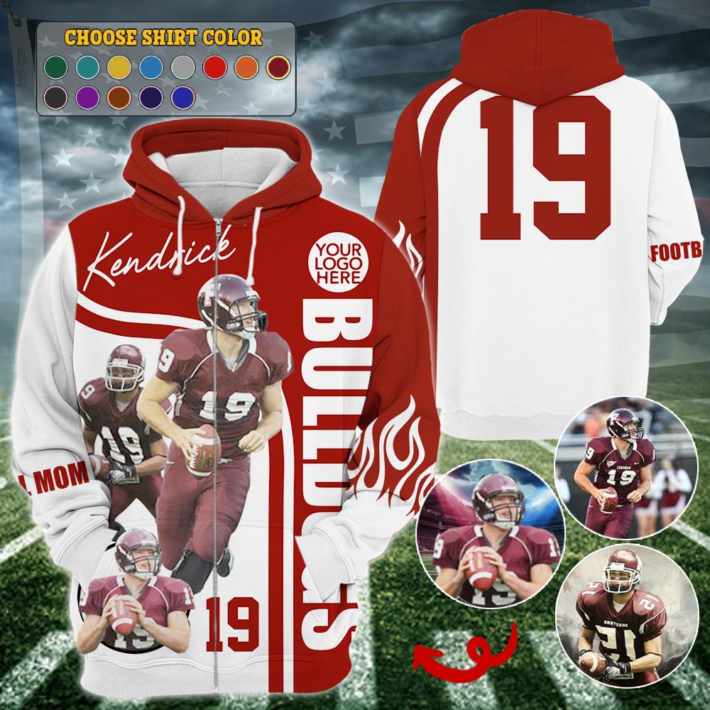 Personalized American Football Team Shirt - Football GameDay Custom Shirt NA02 Nh00