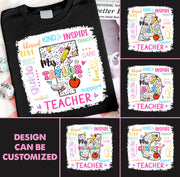 Personalized Teacher Custom Name Shirt, Teacher Appreciation Gift Back To School T1807 Pt99