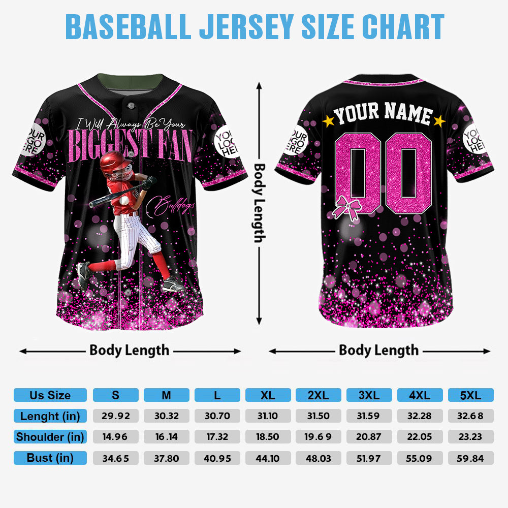 Custom Photo Baseball Game Day - Personalized Baseball Jersey - Gift for Baseball Family A2110