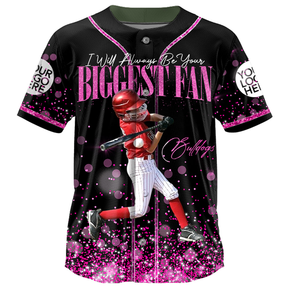 Custom Photo Baseball Game Day - Personalized Baseball Jersey - Gift for Baseball Family A2110