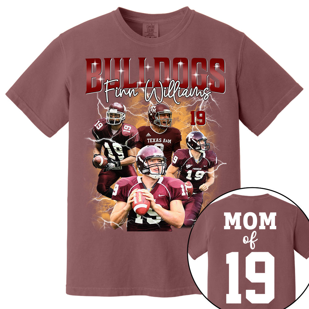 Custom Football Player Photo With Unique Style Bootleg Shirt - Perfect Shirt For Football Lovers Tu24 Li29