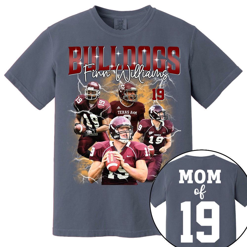 Custom Football Player Photo With Unique Style Bootleg Shirt - Perfect Shirt For Football Lovers Tu24 Li29