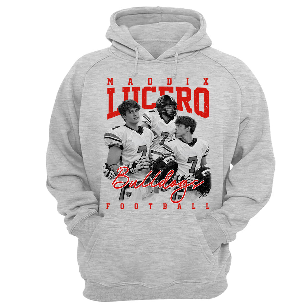 Personalized Washed Tee Retro Bootleg Shirt For Football Players NA04 T24
