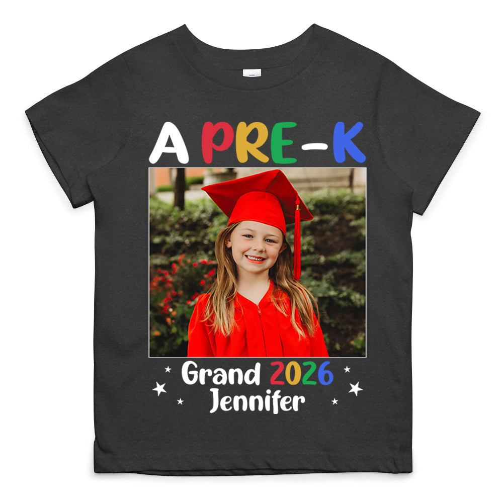 Custom Family Pre-K Graduation - Personalized Photo Shirt Pt99