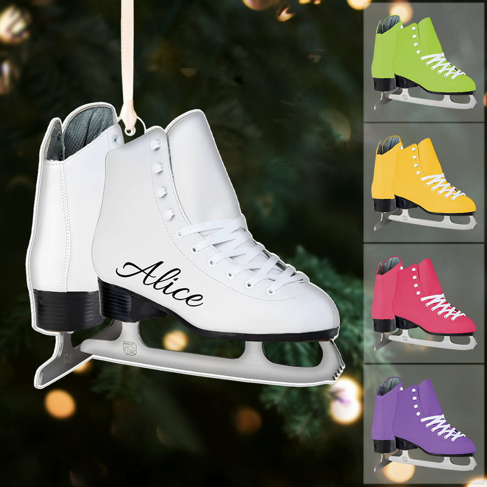 Winter Ice skating Boots Christmas Ornament Gift For Ice skating Lovers H2511 Pa00