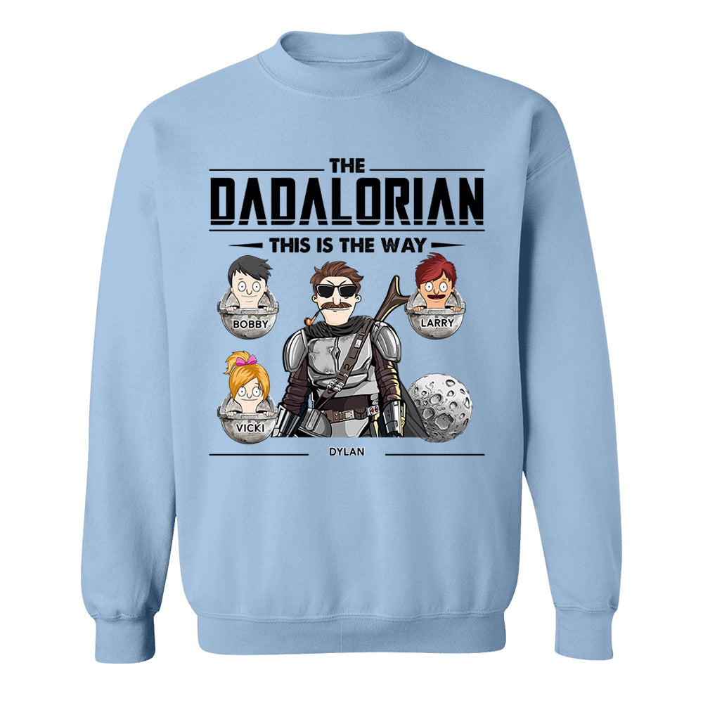The Dadalorian This Is The Way Personalized Shirt - Best Father's Day Gift for Dad and Papa