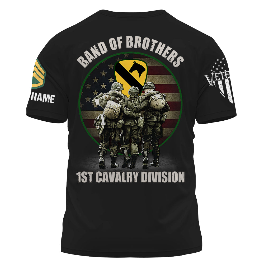 Personalized Shirt Band Of Brothers Us Veteran Custom Division Military Custom Shirt K1702