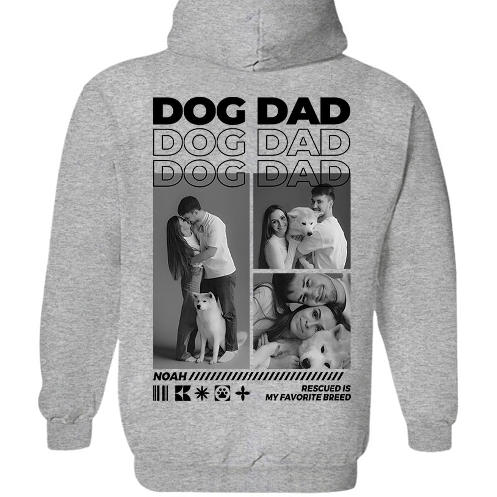 Dog Mom/Dog Dad, Personalized Shirt, Custom Photo Gift For Dog Lovers T1807