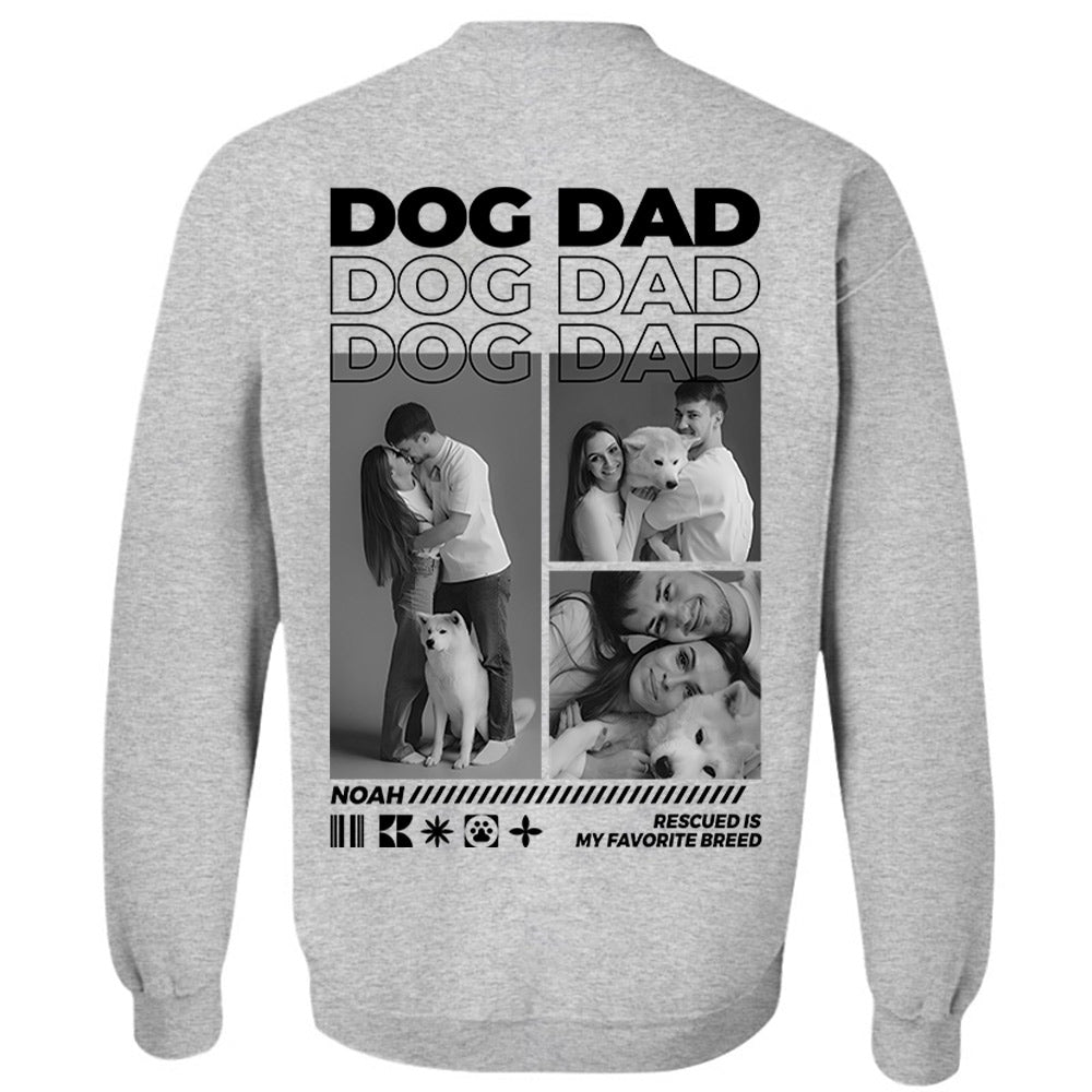 Dog Mom/Dog Dad, Personalized Shirt, Custom Photo Gift For Dog Lovers T1807