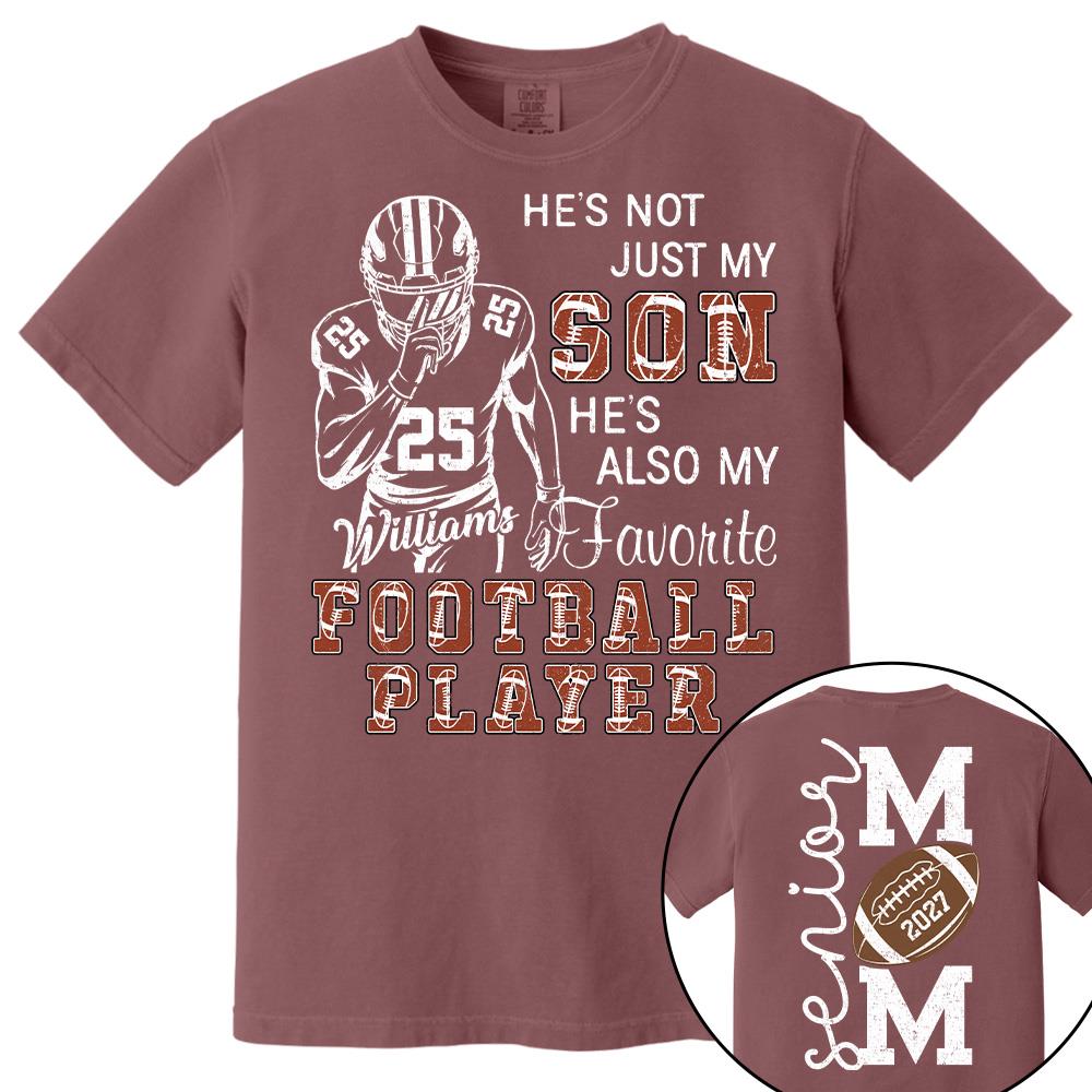 Custom Senior Football Mom 2027 Shirt, Sports Mom Gift L0411 Hv01