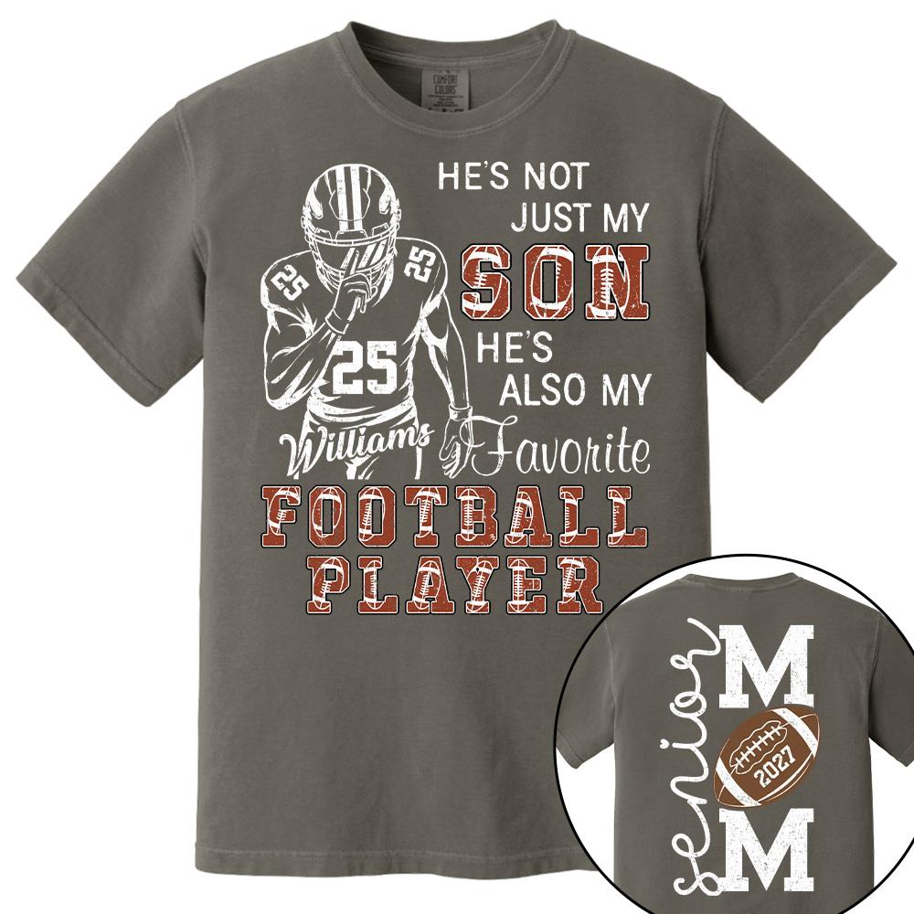 Custom Senior Football Mom 2027 Shirt, Sports Mom Gift L0411 Hv01