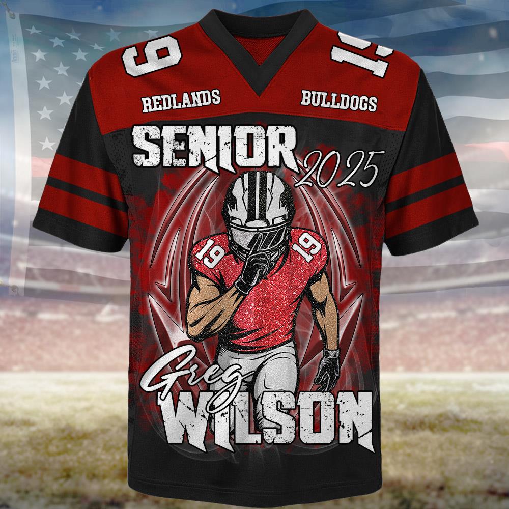 Custom Photo Football Jersey Shirt For Football Family Game Day Shirt Nh00