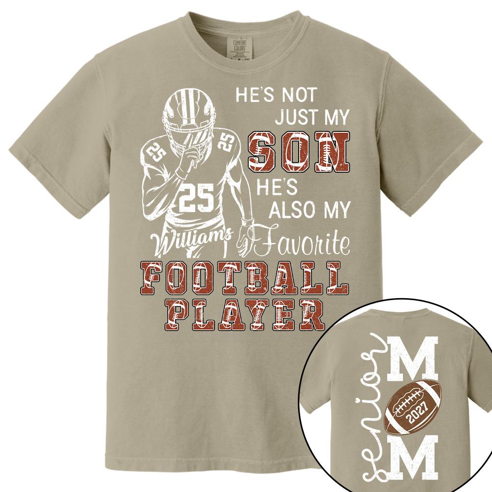 Custom Senior Football Mom 2027 Shirt, Sports Mom Gift L0411 Hv01