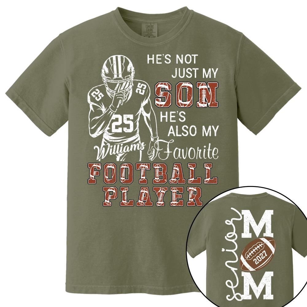 Custom Senior Football Mom 2027 Shirt, Sports Mom Gift L0411 Hv01