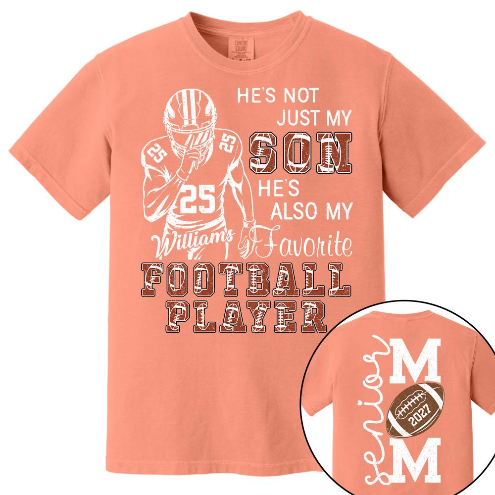 Custom Senior Football Mom 2027 Shirt, Sports Mom Gift L0411 Hv01