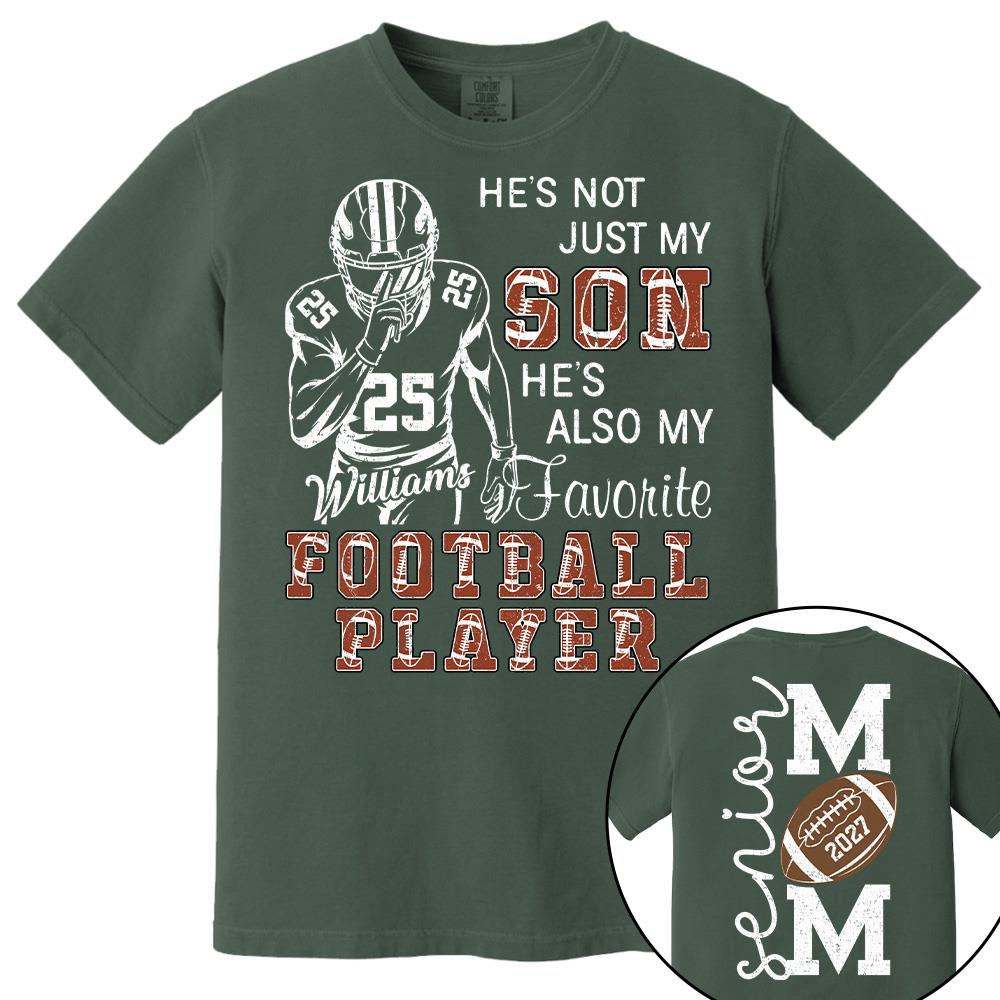 Custom Senior Football Mom 2027 Shirt, Sports Mom Gift L0411 Hv01
