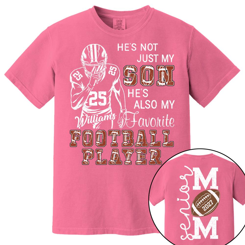 Custom Senior Football Mom 2027 Shirt, Sports Mom Gift L0411 Hv01
