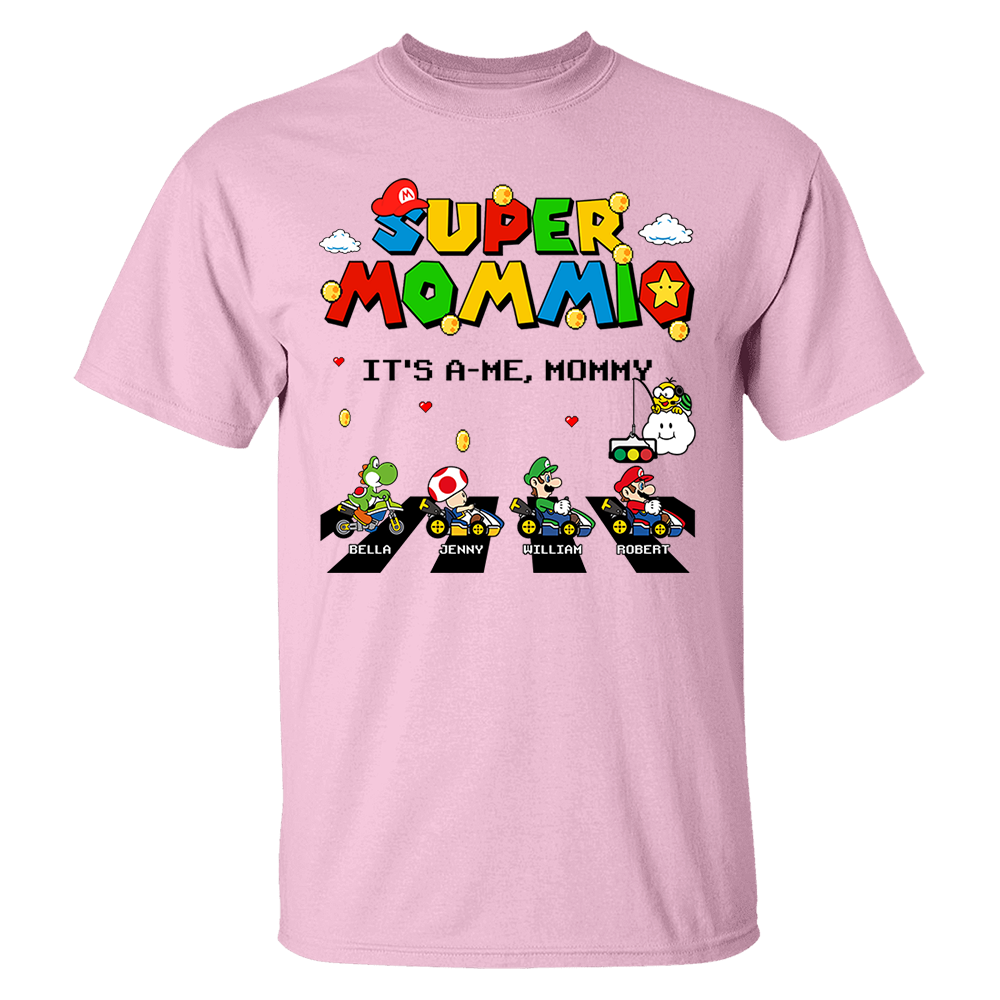 Super Mommio It's A Me Mommy Personalized Shirt Gifts For Mom Pa00-05.08.2026