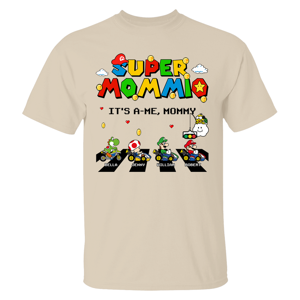 Super Mommio It's A Me Mommy Personalized Shirt Gifts For Mom Pa00-05.08.2026