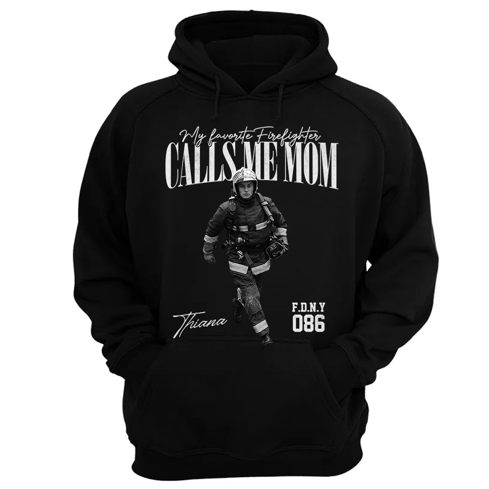 My Favorite Officer Calls Me Mom - Washed Tee Retro Bootleg Shirt For Police Family A2110