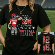 He’s Not Just My Grandson He’s Also My Fav Football Player, Personalized 2D Shirt Custom, Gift For Gameday TD22 VH01