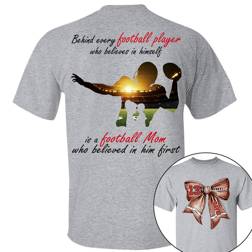 Football Mom Shirt, Personalized Football Shirt, Gift For Football Lover A2110 Do99