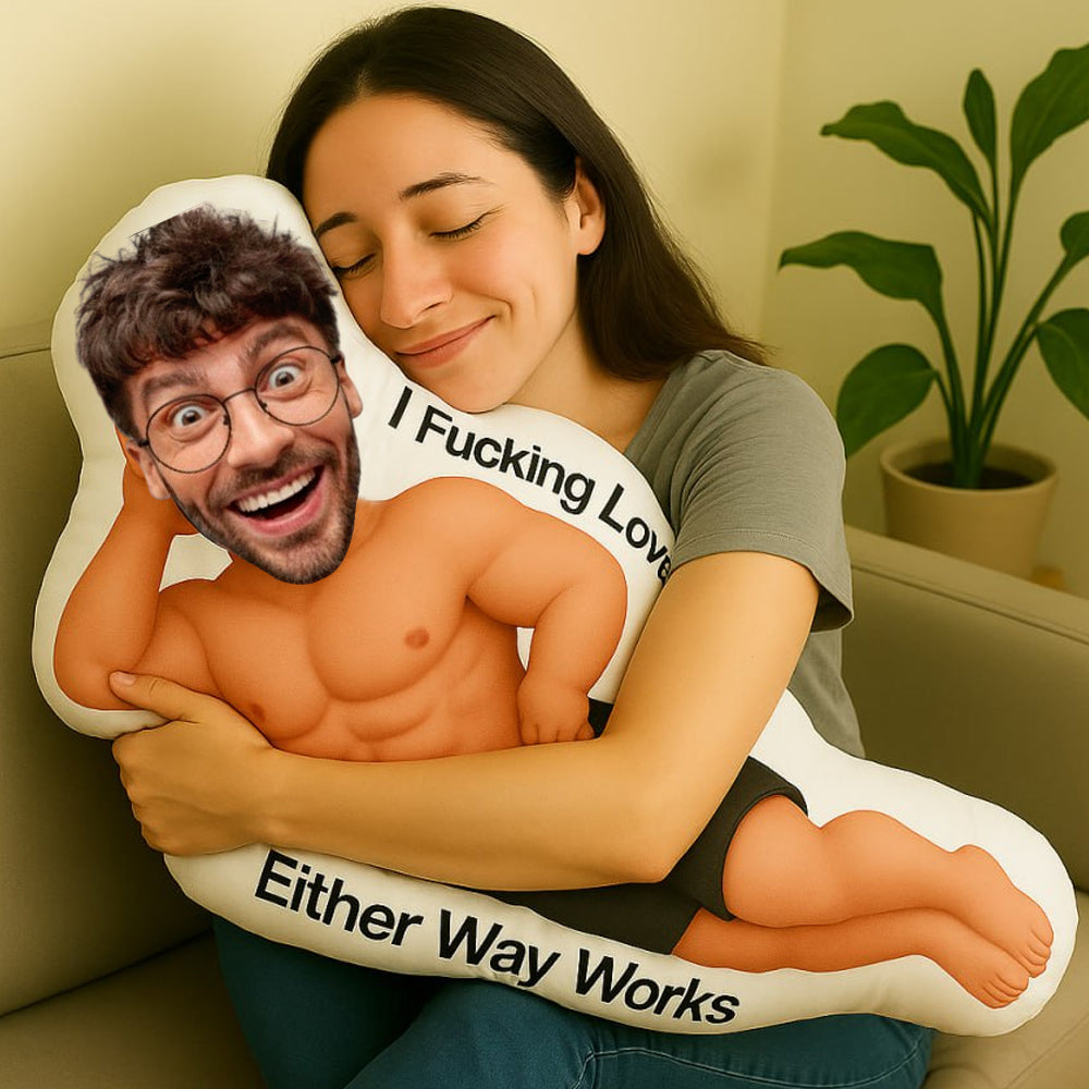 I F*cking Love You Pillow – Funny Personalized Couple Pillow – Custom Gift for Husband, Wife -Christmas Gift For Husband Na02