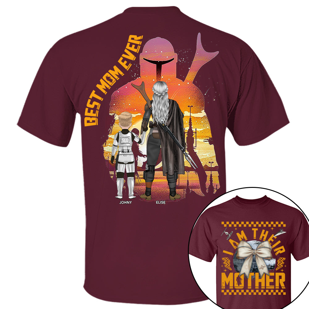I Am Their Mother -Personalized Shirt For Mom - Custom Kid Shirt Mother's Day HIXX