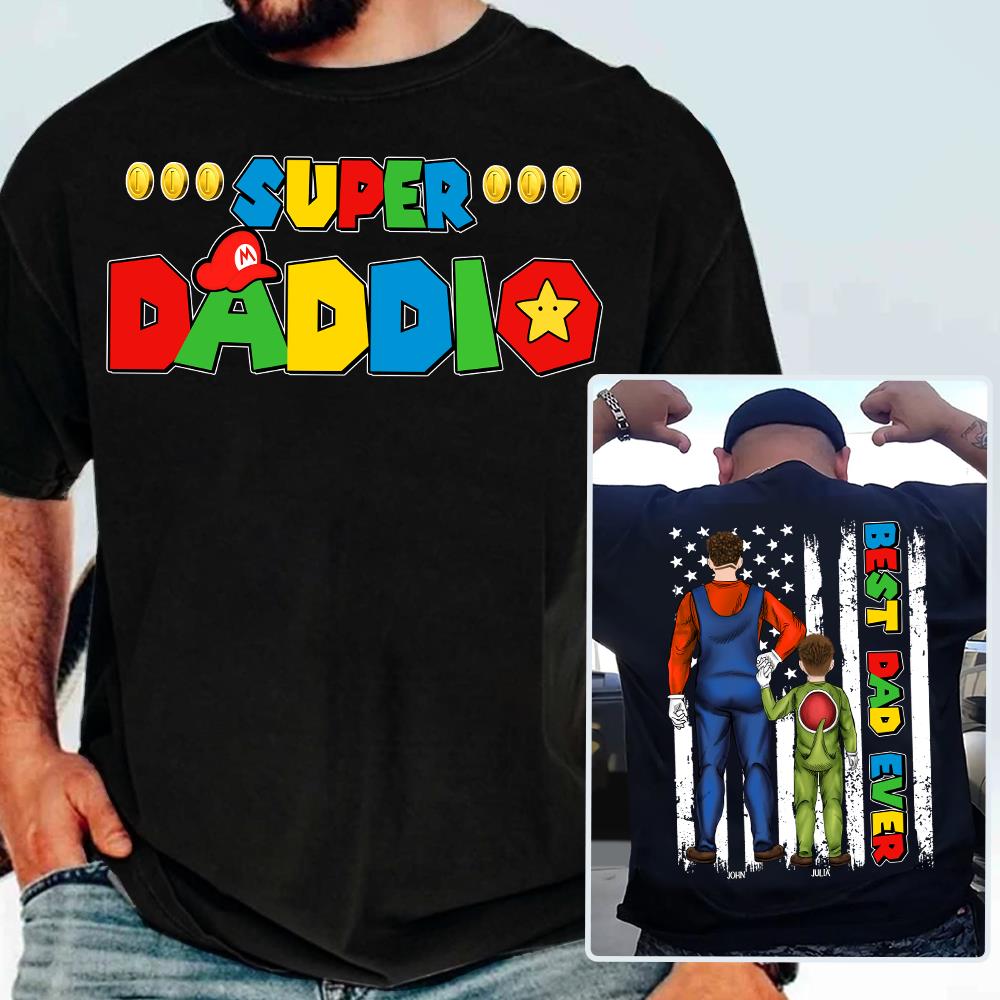 Personalized Father's Day Gifts For Dad Shirt - Best Dad Ever