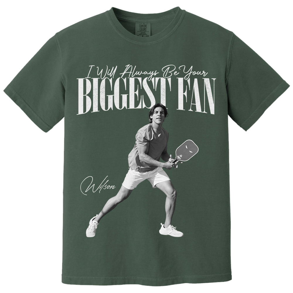 I'll Always Be Your Biggest Fan - Washed Tee Retro Bootleg Shirt For Pickleball Players NA02