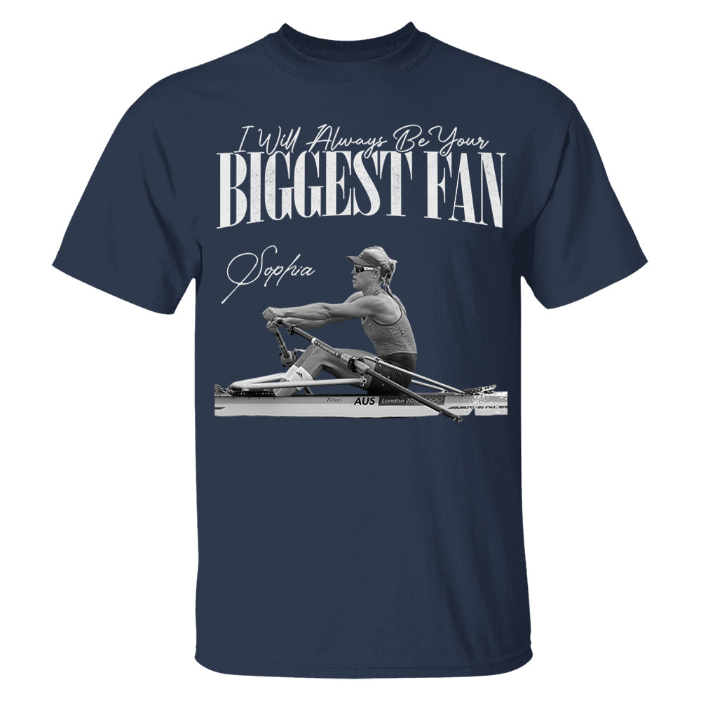 I'll Always Be Your Biggest Fan - Washed Tee Retro Bootleg Shirt For Rowing Players NA02