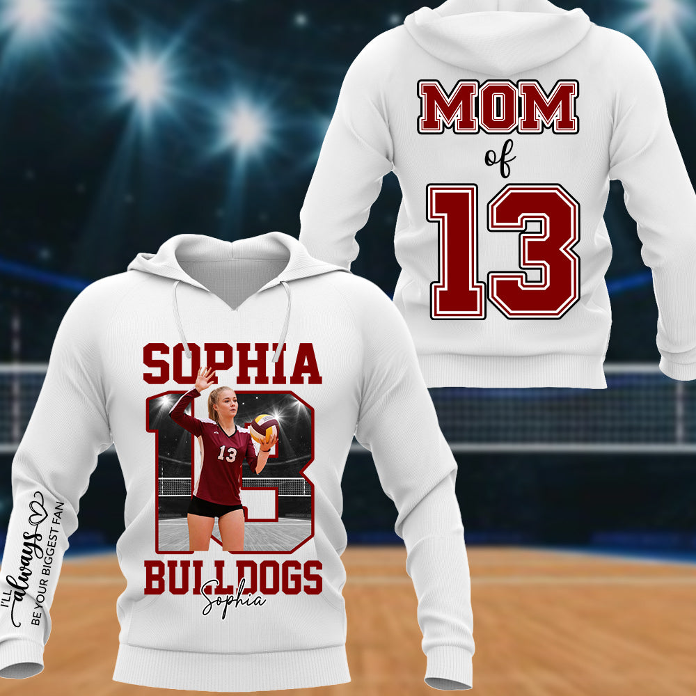 Personalized Volleyball Shirt Custom Your Photo Gift For Volleyball Mom Grandma Sport Family T1807