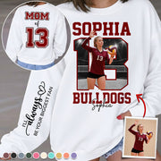Personalized Volleyball Shirt Custom Your Photo Gift For Volleyball Mom Grandma Sport Family T1807