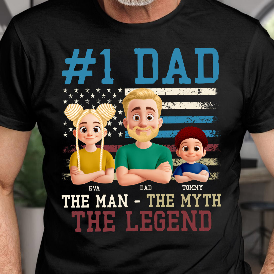 The Man The Myth The Legend, Personalized Shirt Gift For Dad T1807 Pt99