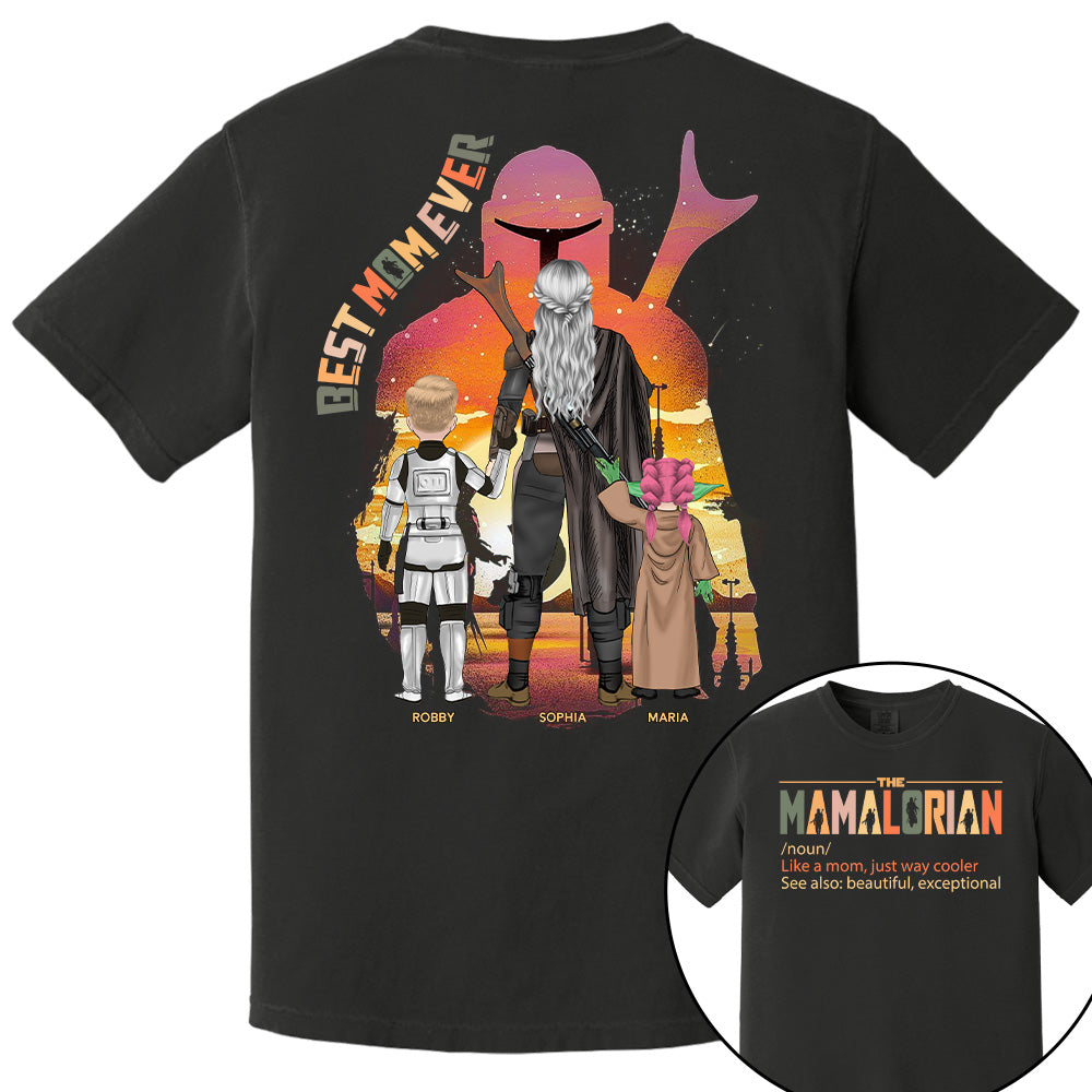 Best Mom Ever - The Momalorian Personalized Shirt Gift For Mom Pt99