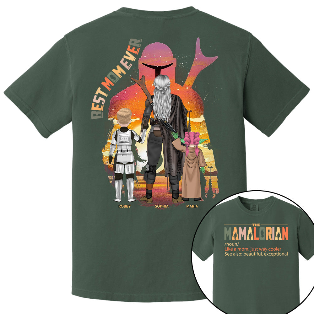Best Mom Ever - The Momalorian Personalized Shirt Gift For Mom Pt99