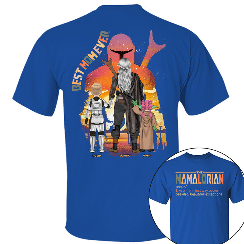 Best Mom Ever - The Momalorian Personalized Shirt Gift For Mom Pt99
