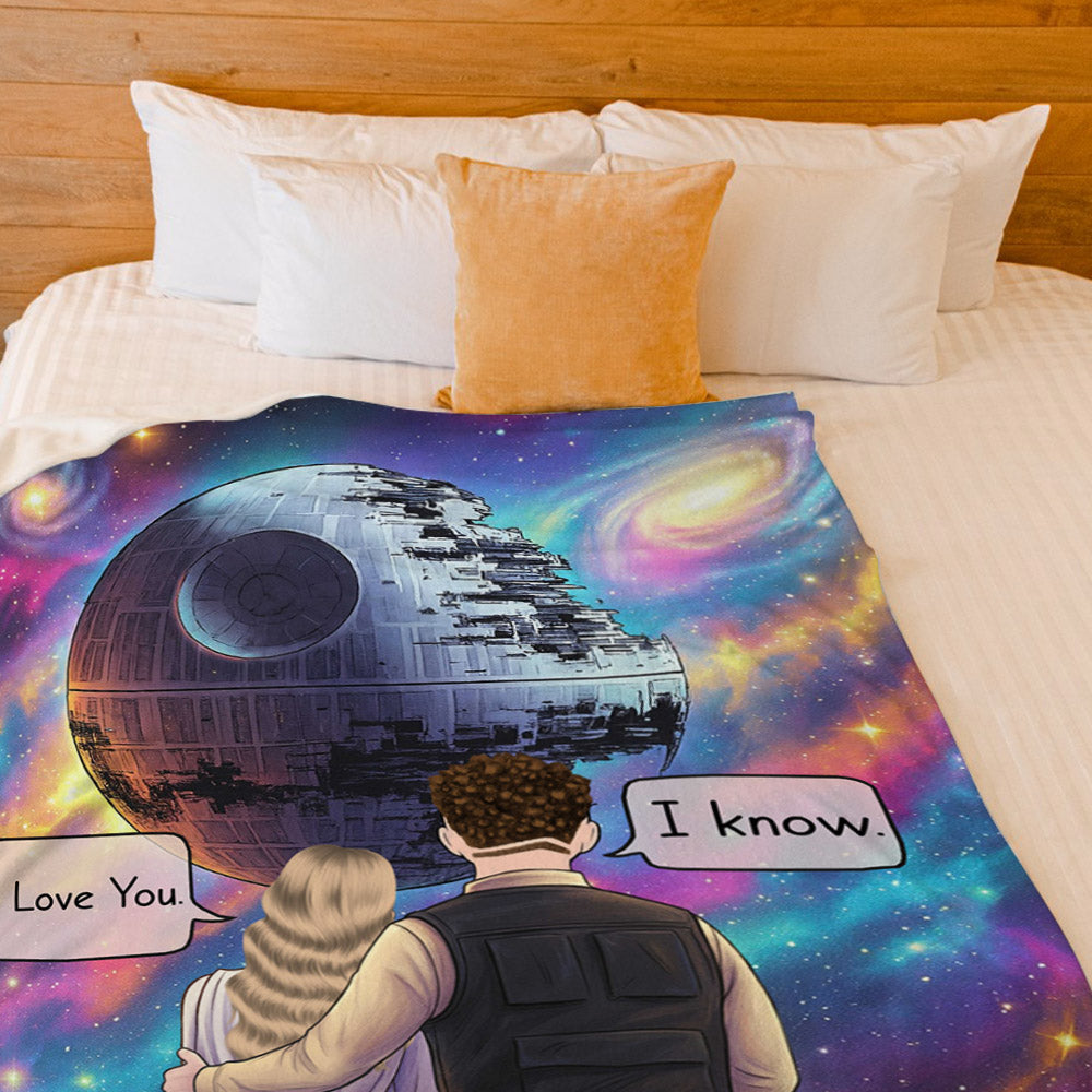 I Love You I Know Personalized Blanket Gifts For Couple Nh00