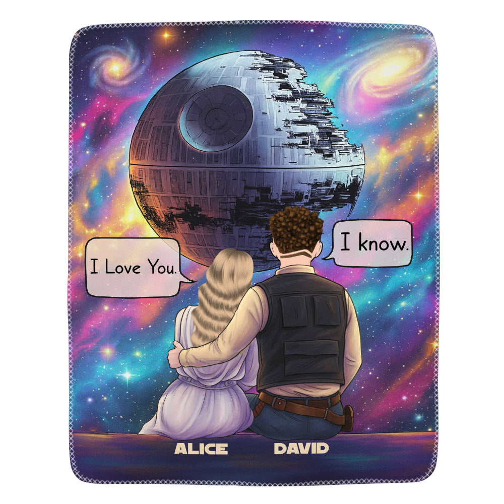 I Love You I Know Personalized Blanket Gifts For Couple Nh00