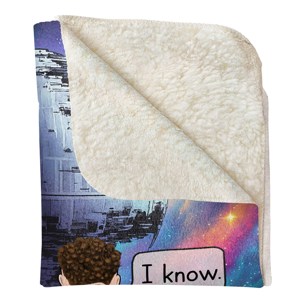 I Love You I Know Personalized Blanket Gifts For Couple Nh00
