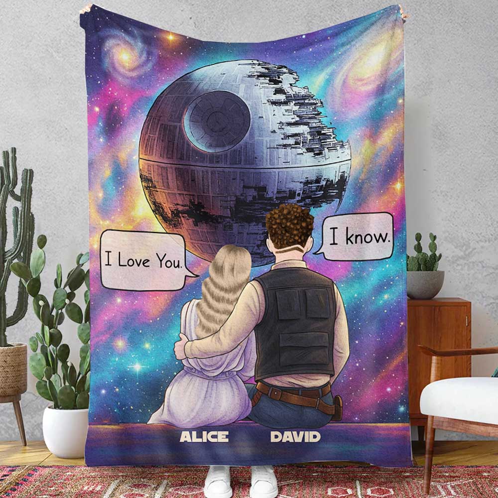 I Love You I Know Personalized Blanket Gifts For Couple Nh00