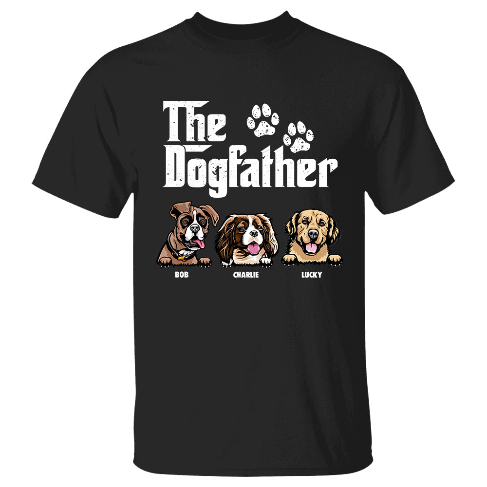 The Dog Father - Gift for Dog Dad, Dog Mom - Personalized Shirt Test